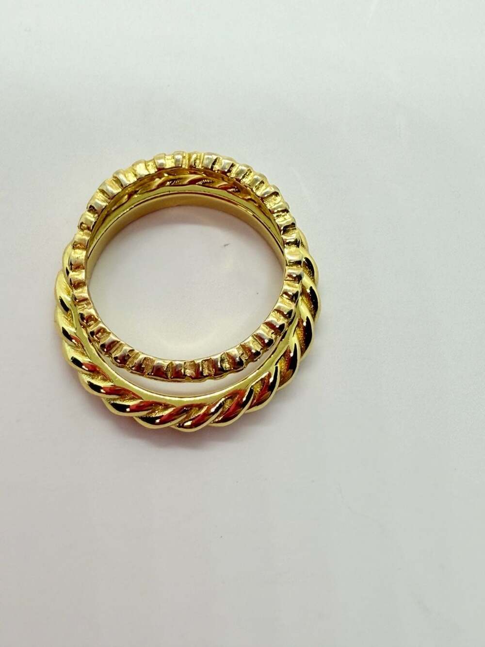 Unbranded Stackable Gold Tone Rings - Picture 2 of 6